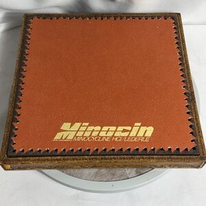 Vintage Minocin Minocycline HCL Lederle Metal Chess Set With Case 2019